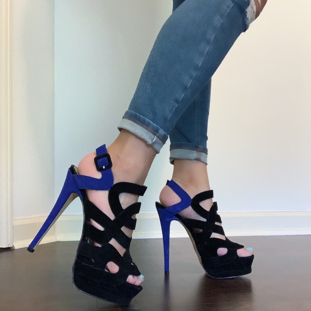 ‘Stella’ Color block Platform Stiletto